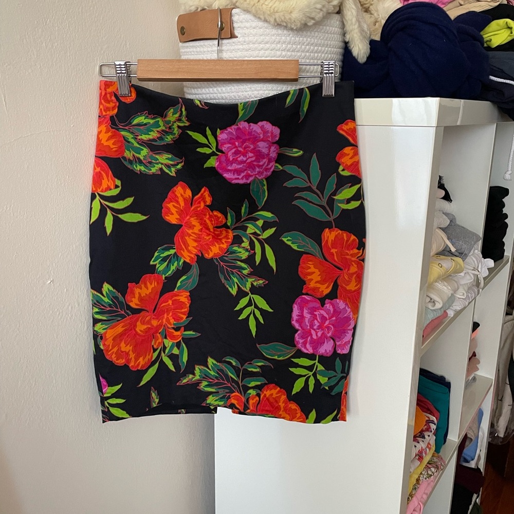 Floral Print Skirt